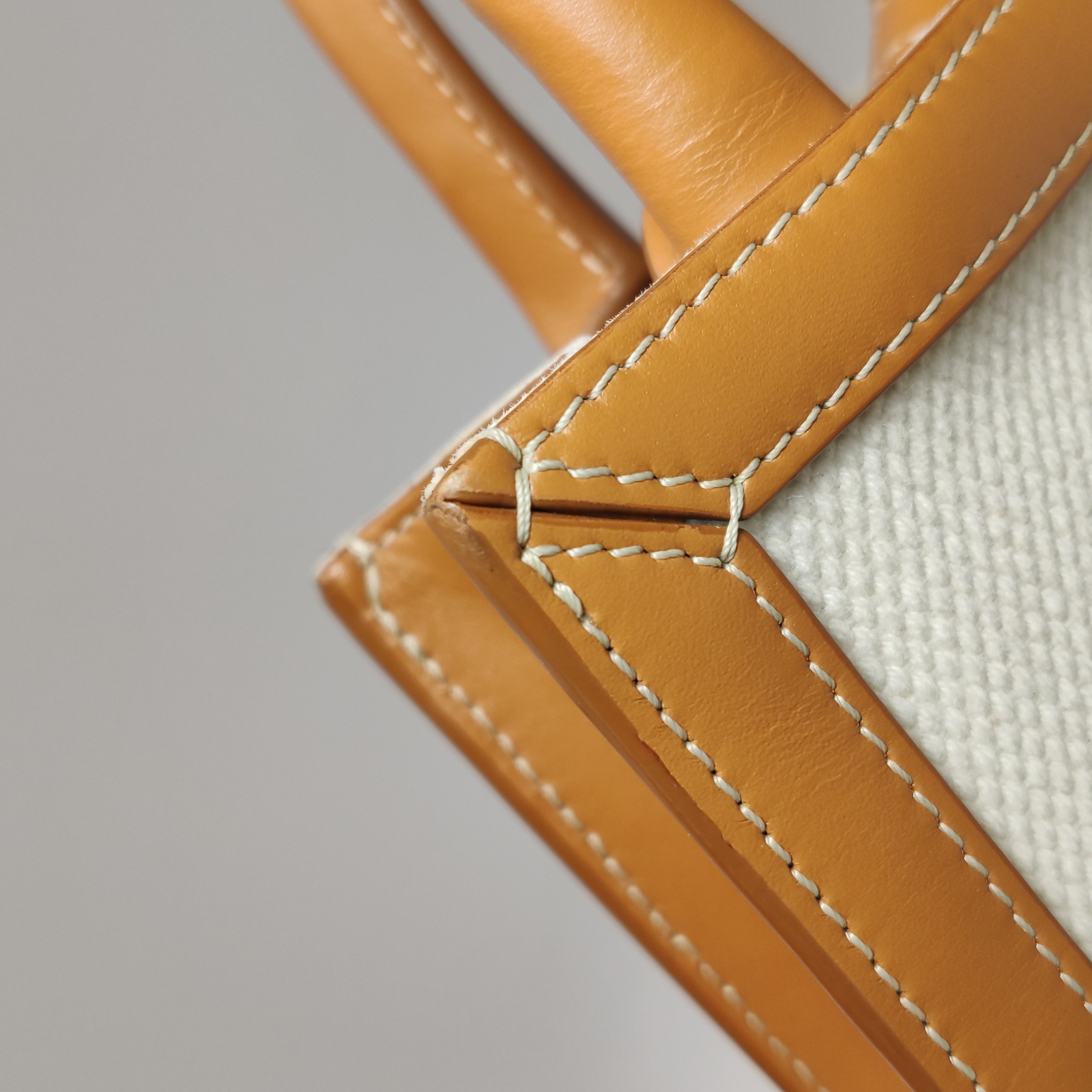 Celine Vertical Cabas Tote Canvas with Leather Mini — photo 12 of 15