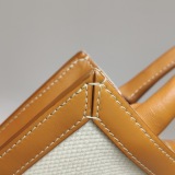 Celine Vertical Cabas Tote Canvas with Leather Mini — thumbnail 12