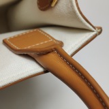 Celine Vertical Cabas Tote Canvas with Leather Mini — thumbnail 15