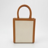 Celine Vertical Cabas Tote Canvas with Leather Mini — thumbnail 3