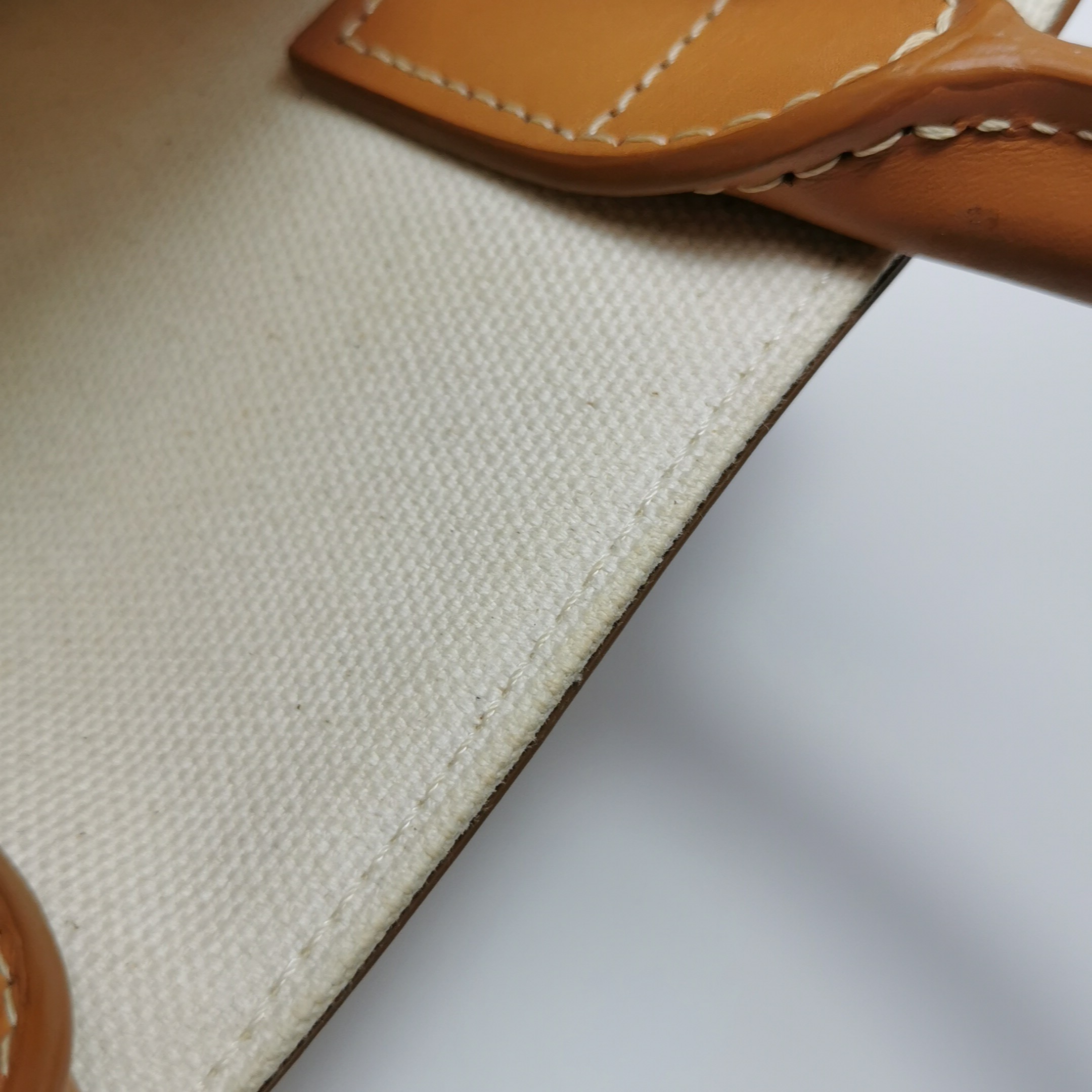 Celine Vertical Cabas Tote Canvas with Leather Mini — photo 8 of 14