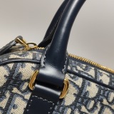 Christian Dior D-Vibe Bowling Bag Oblique Canvas Medium — thumbnail 14