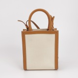Celine Vertical Cabas Tote Canvas with Leather Mini — thumbnail 3