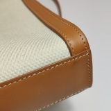 Celine Vertical Cabas Tote Canvas with Leather Mini — thumbnail 13