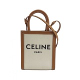 Celine Vertical Cabas Tote Canvas with Leather Mini — thumbnail 1
