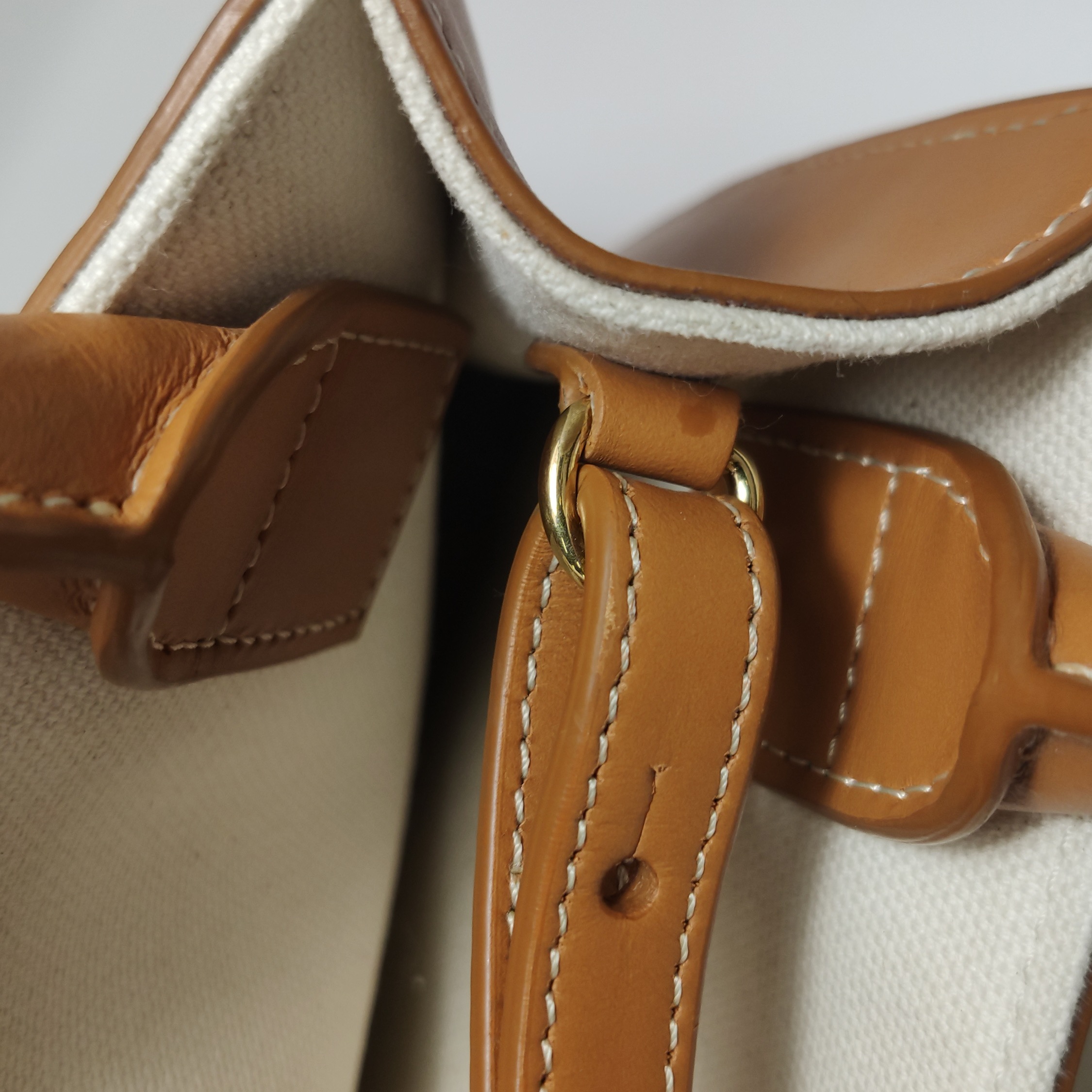 Celine Vertical Cabas Tote Canvas with Leather Mini — photo 8 of 12