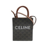 Celine Vertical Cabas Tote Triomphe Coated Canvas Mini — thumbnail 1