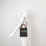 Celine Vertical Cabas Tote Triomphe Coated Canvas Mini — thumbnail 2