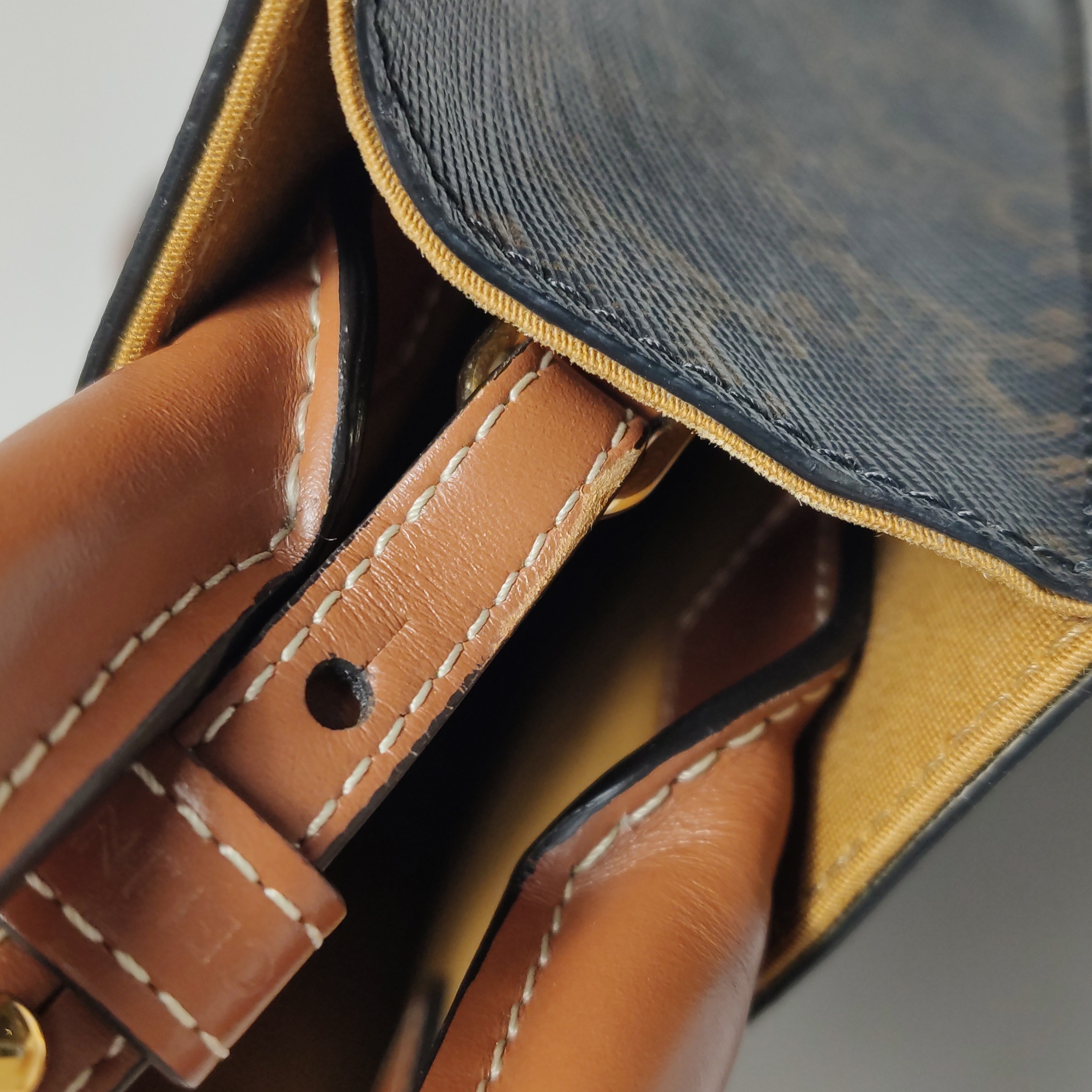 Celine Vertical Cabas Tote Triomphe Coated Canvas Mini — photo 11 of 12