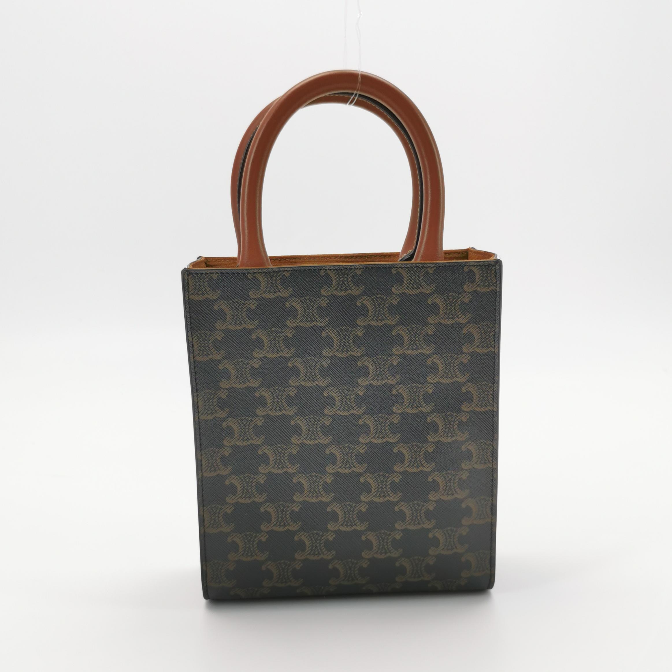 Celine Vertical Cabas Tote Triomphe Coated Canvas Mini — photo 3 of 16
