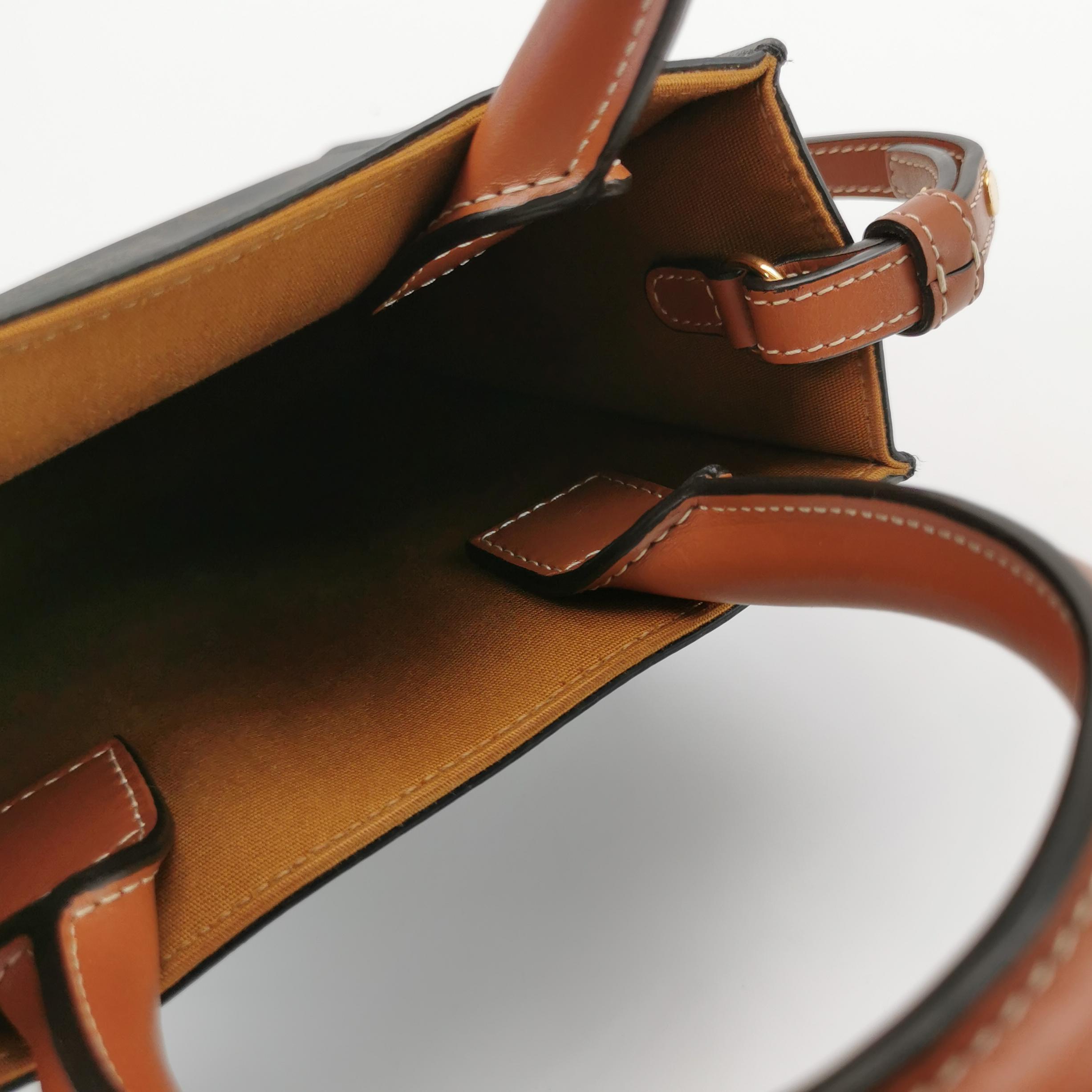 Celine Vertical Cabas Tote Triomphe Coated Canvas Mini — photo 7 of 16