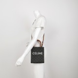 Celine Vertical Cabas Tote Triomphe Coated Canvas Mini — thumbnail 2