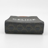 Celine Vertical Cabas Tote Triomphe Coated Canvas Mini — thumbnail 6