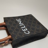 Celine Vertical Cabas Tote Triomphe Coated Canvas Mini — thumbnail 11