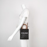 Celine Vertical Cabas Tote Triomphe Coated Canvas Mini — thumbnail 2