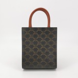 Celine Vertical Cabas Tote Triomphe Coated Canvas Mini — thumbnail 3