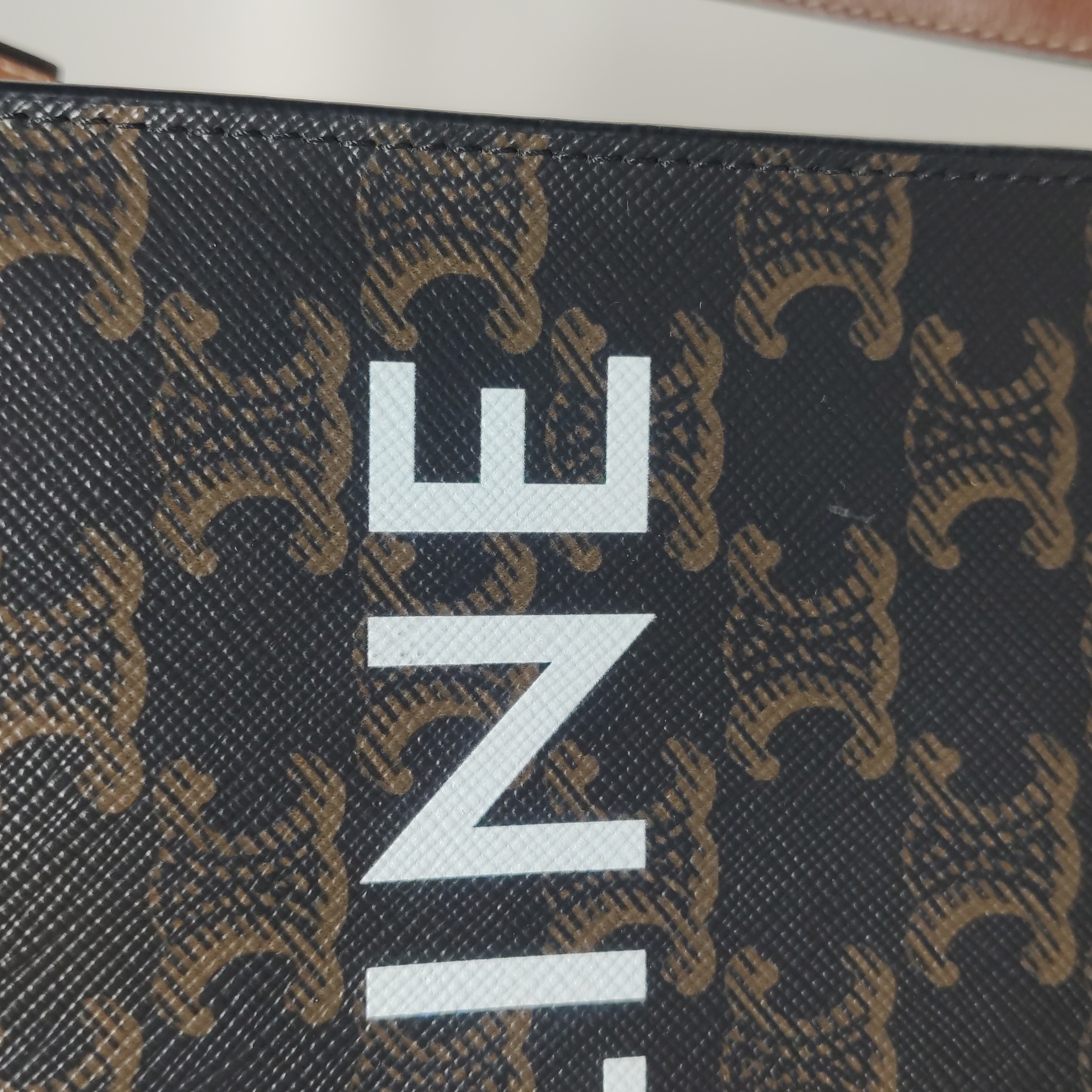 Celine Vertical Cabas Tote Triomphe Coated Canvas Mini — photo 12 of 15