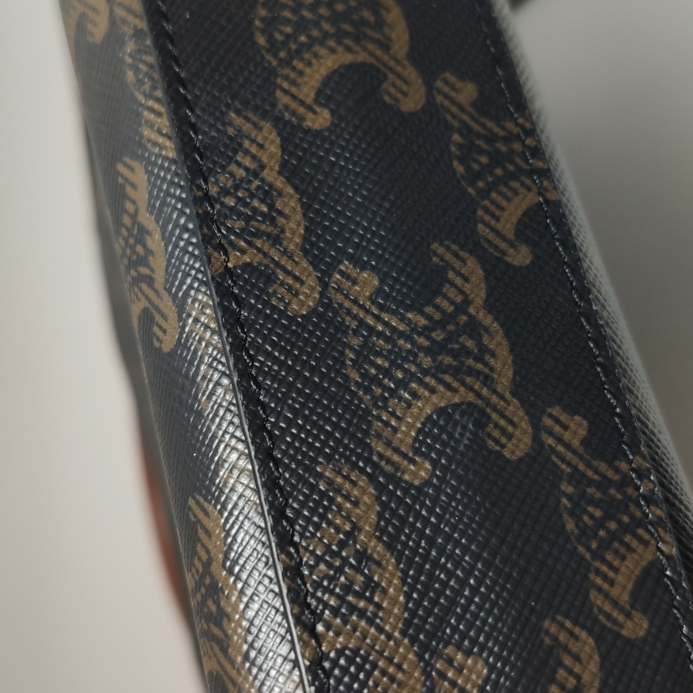 Celine Vertical Cabas Tote Triomphe Coated Canvas Mini — photo 13 of 15
