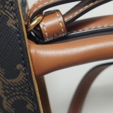 Celine Vertical Cabas Tote Triomphe Coated Canvas Mini — thumbnail 9