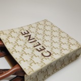 Celine Vertical Cabas Tote Triomphe Coated Canvas Mini — thumbnail 14