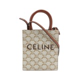 Celine Vertical Cabas Tote Triomphe Coated Canvas Mini — thumbnail 1