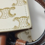 Celine Vertical Cabas Tote Triomphe Coated Canvas Mini — thumbnail 10
