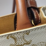 Celine Vertical Cabas Tote Triomphe Coated Canvas Mini — thumbnail 8