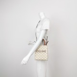Celine Vertical Cabas Tote Triomphe Coated Canvas Mini — thumbnail 2