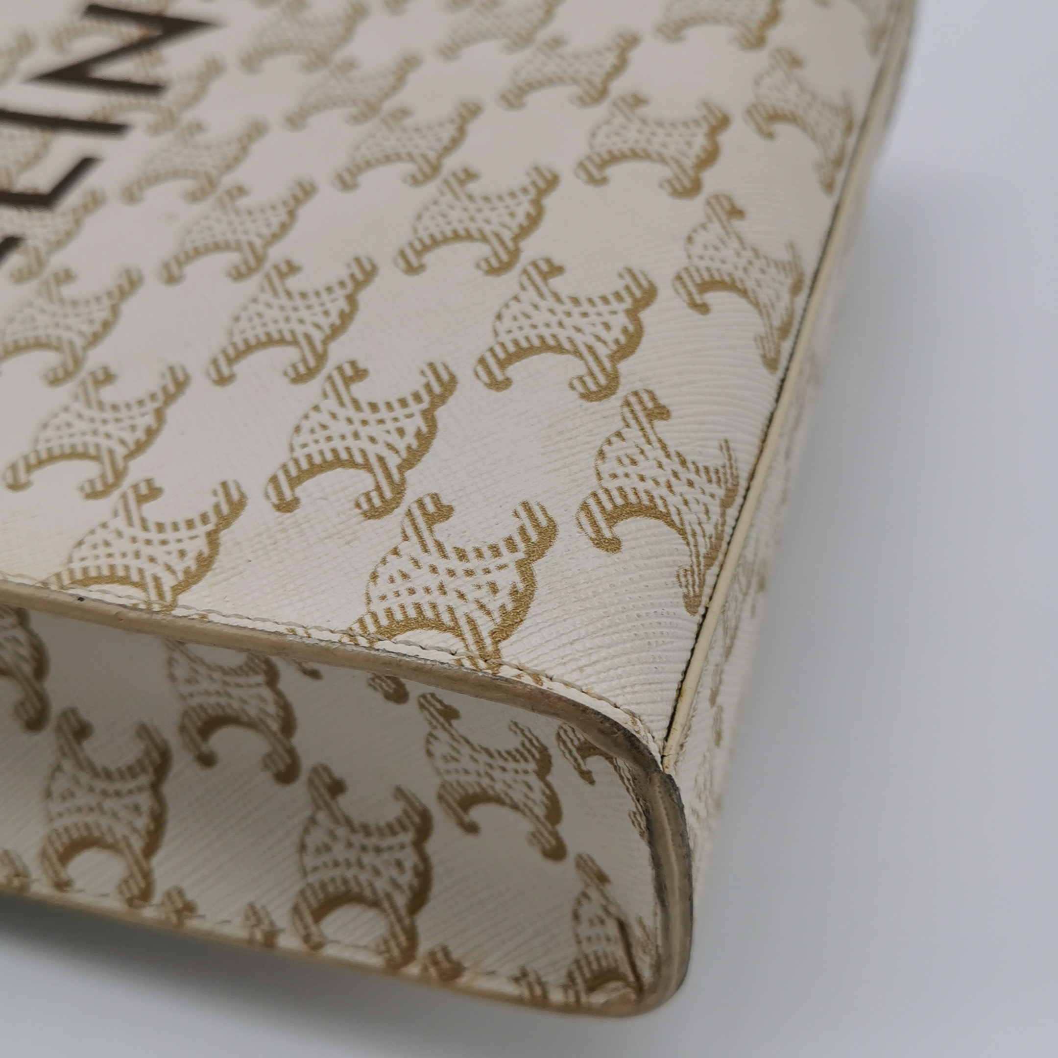 Celine Vertical Cabas Tote Triomphe Coated Canvas Mini — photo 12 of 12