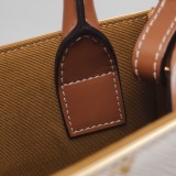 Celine Vertical Cabas Tote Triomphe Coated Canvas Mini — thumbnail 8