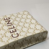 Celine Vertical Cabas Tote Triomphe Coated Canvas Mini — thumbnail 12