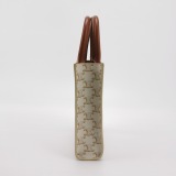 Celine Vertical Cabas Tote Triomphe Coated Canvas Mini — thumbnail 4