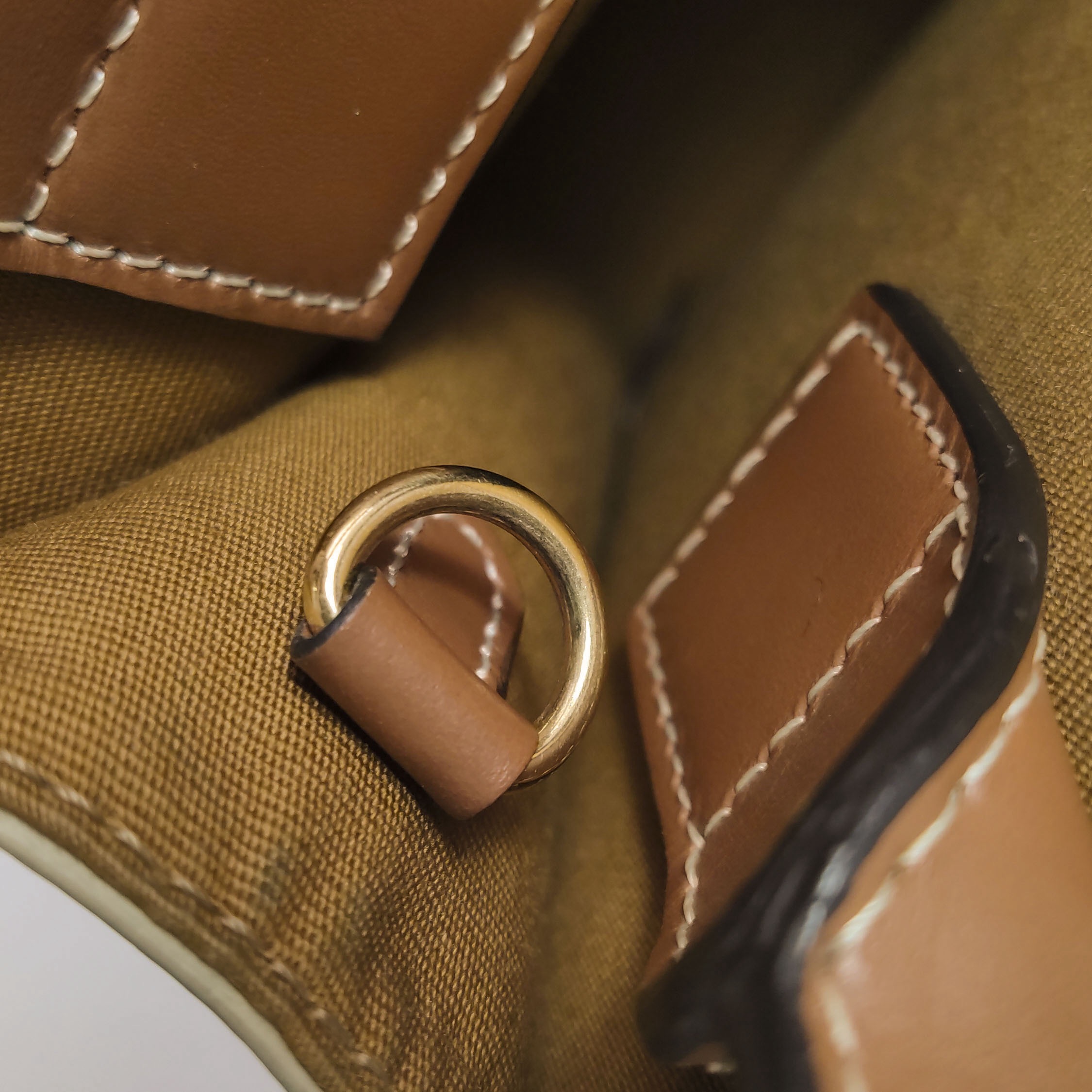 Celine Vertical Cabas Tote Triomphe Coated Canvas Mini — photo 9 of 12