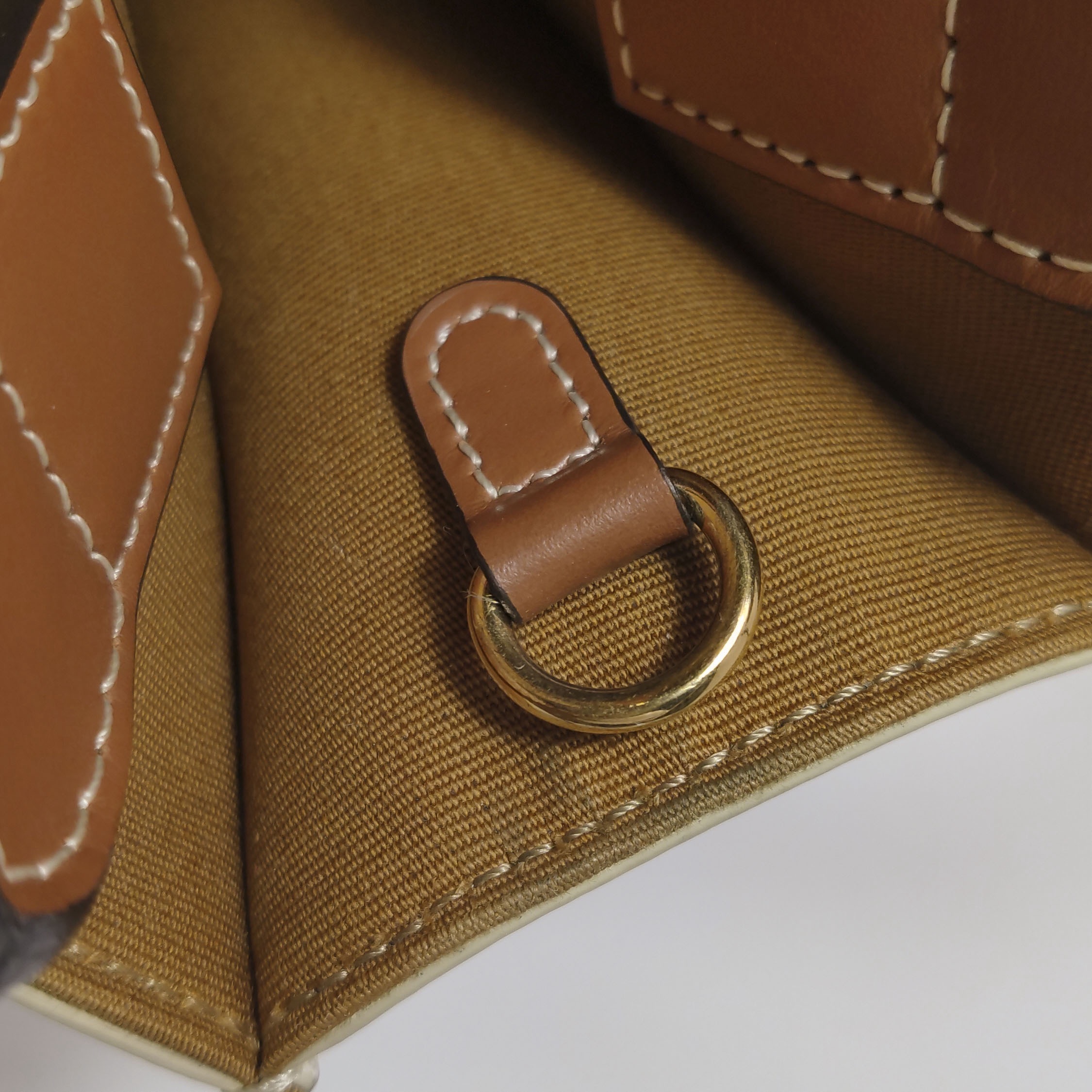 Celine Vertical Cabas Tote Triomphe Coated Canvas Mini — photo 8 of 12