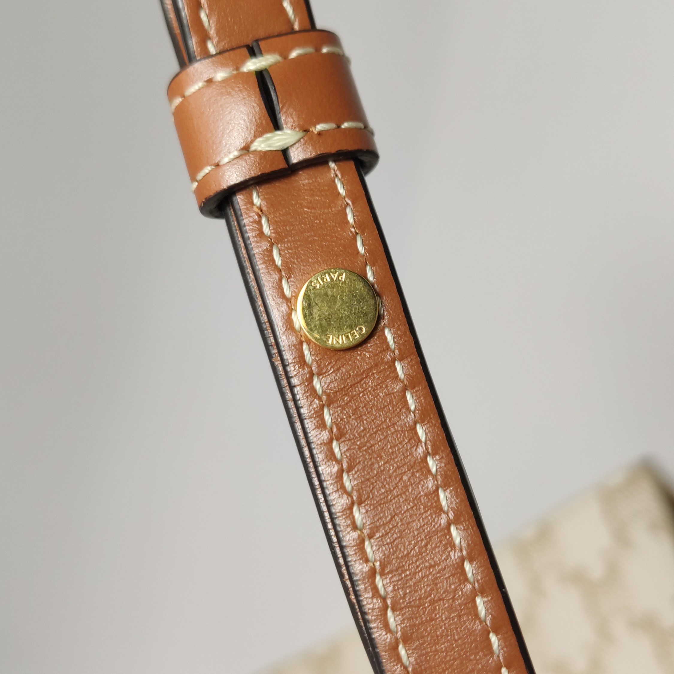 Celine Vertical Cabas Tote Triomphe Coated Canvas Mini — photo 11 of 12