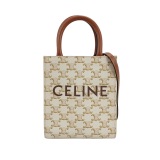 Celine Vertical Cabas Tote Triomphe Coated Canvas Mini — thumbnail 1