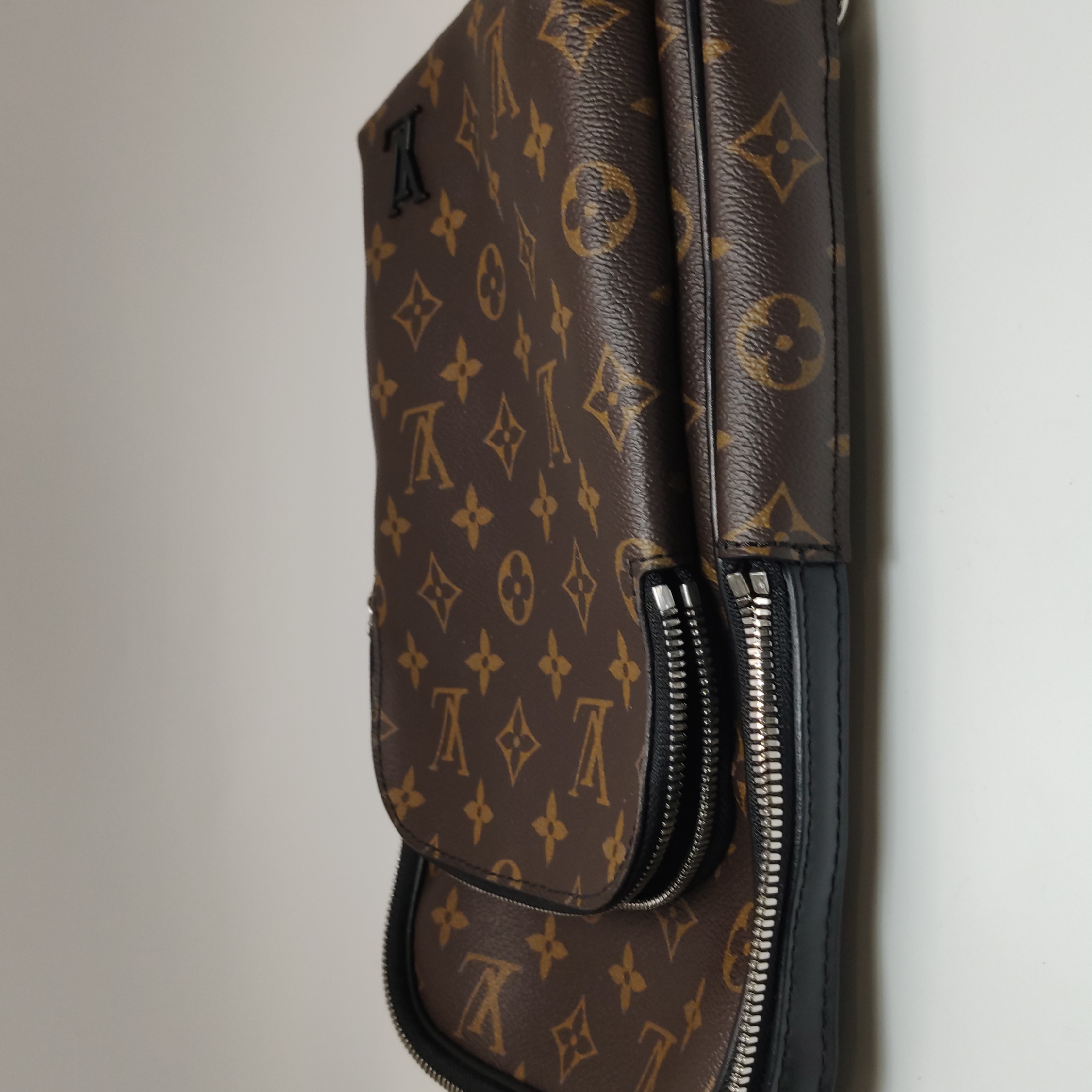Louis Vuitton(LV) Avenue Sling Bag NM Macassar Monogram Canvas — photo 21 of 21