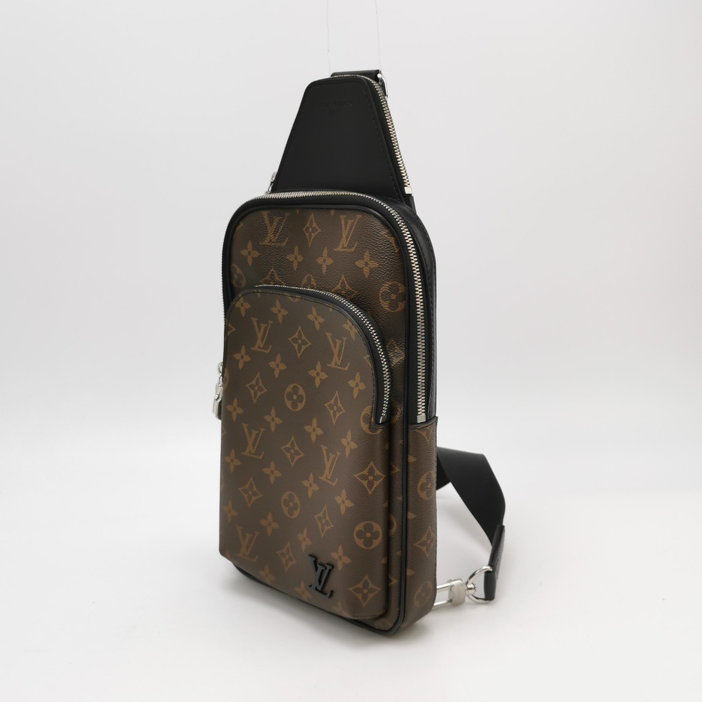 Louis Vuitton(LV) Avenue Sling Bag NM Macassar Monogram Canvas — photo 3 of 15