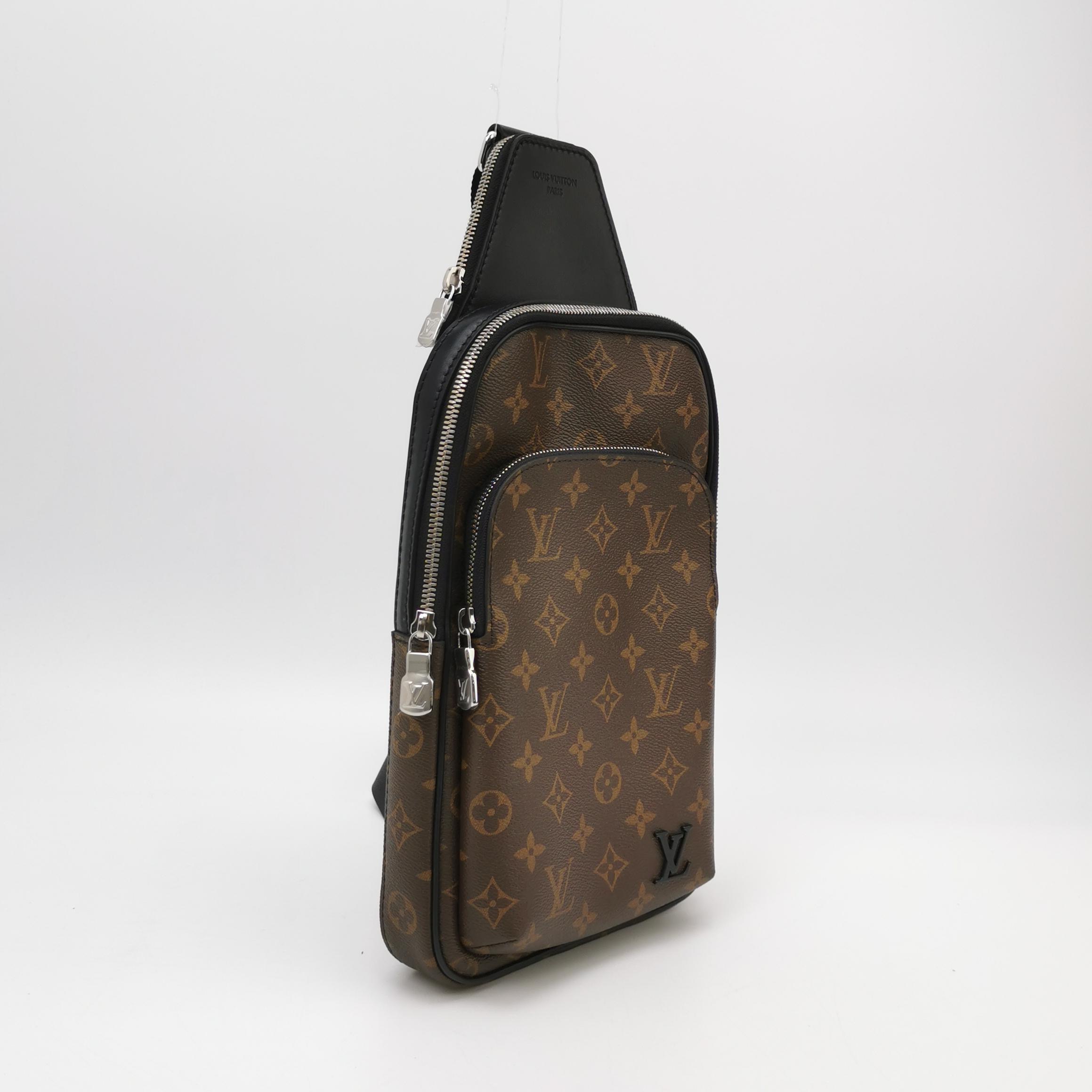 Louis Vuitton(LV) Avenue Sling Bag NM Macassar Monogram Canvas — photo 4 of 15