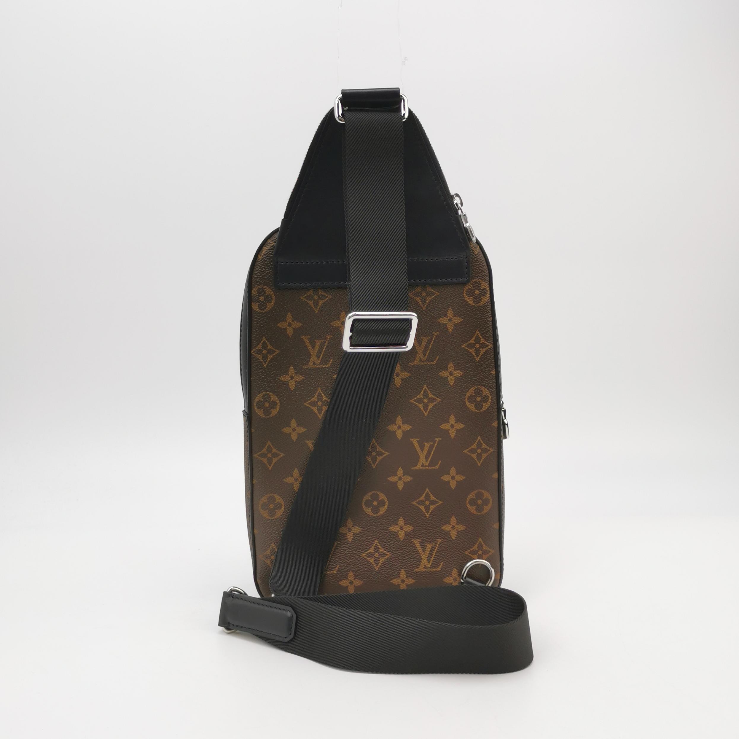 Louis Vuitton(LV) Avenue Sling Bag NM Macassar Monogram Canvas — photo 5 of 15