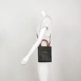 Celine Vertical Cabas Tote Triomphe Coated Canvas Mini — thumbnail 2