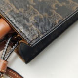 Celine Vertical Cabas Tote Triomphe Coated Canvas Mini — thumbnail 11
