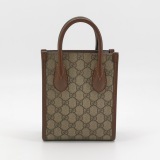 Gucci Interlocking G Patch Tote GG Coated Canvas Mini — thumbnail 5