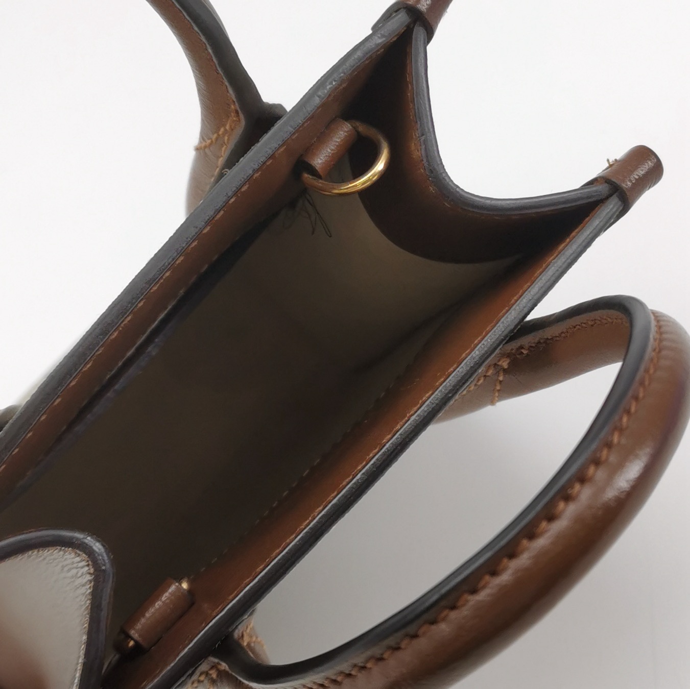 Gucci Interlocking G Patch Tote GG Coated Canvas Mini — photo 8 of 21