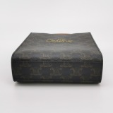 Celine Vertical Cabas Tote Triomphe Coated Canvas Mini — thumbnail 6