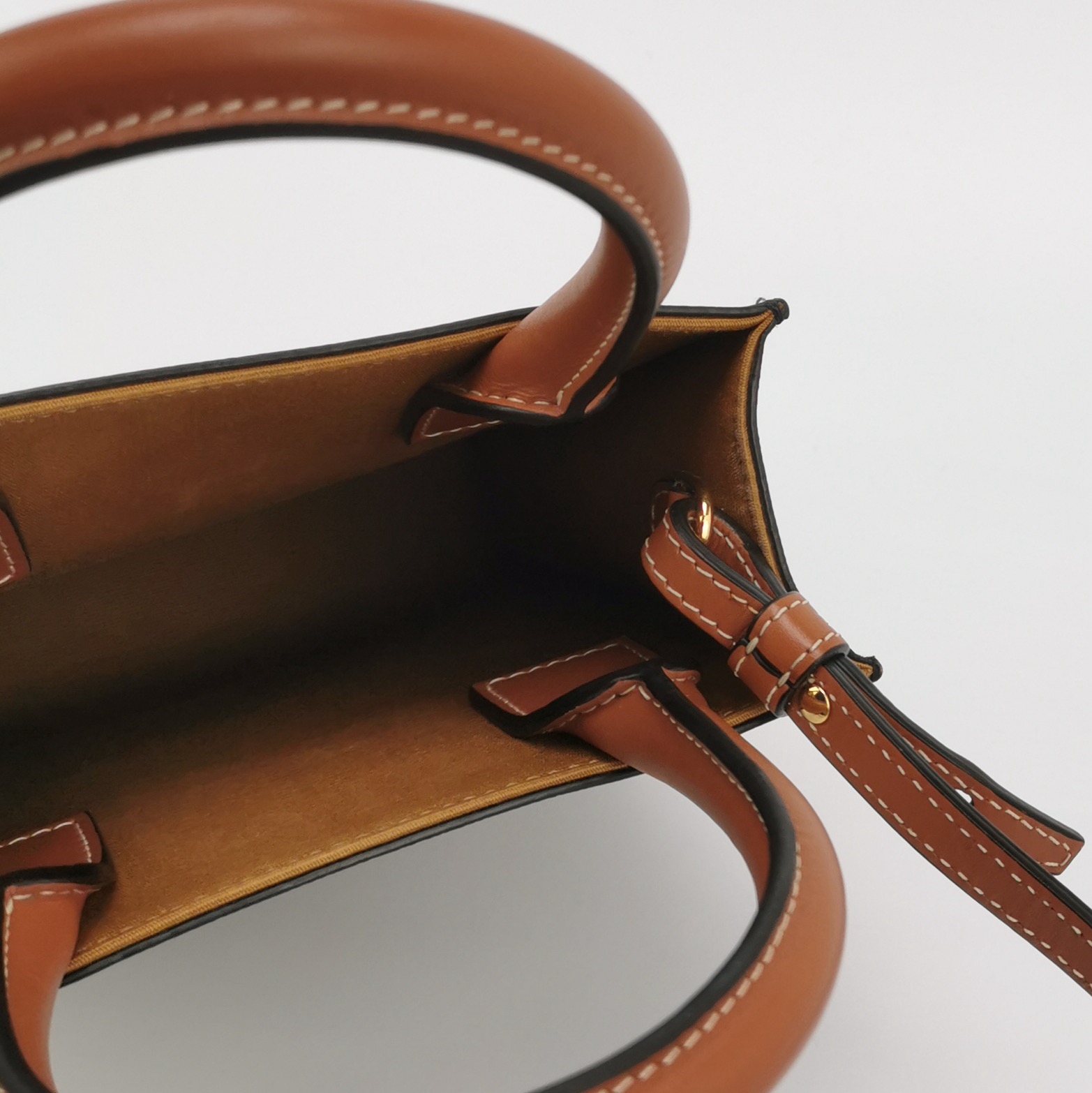 Celine Vertical Cabas Tote Triomphe Coated Canvas Mini — photo 7 of 12