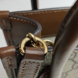 Gucci Interlocking G Patch Tote GG Coated Canvas Mini — thumbnail 12