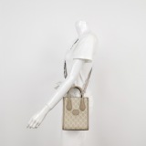 Gucci Interlocking G Patch Tote GG Coated Canvas Mini — thumbnail 2