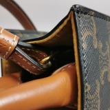 Celine Vertical Cabas Tote Triomphe Coated Canvas Mini — thumbnail 10
