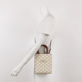 Celine Vertical Cabas Tote Triomphe Coated Canvas Mini — thumbnail 2